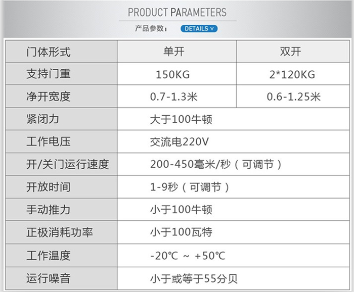 嘉鑫自动门ES-90机组感应门自动门机组自动平移门玻璃门轨道 自动移门门禁系统